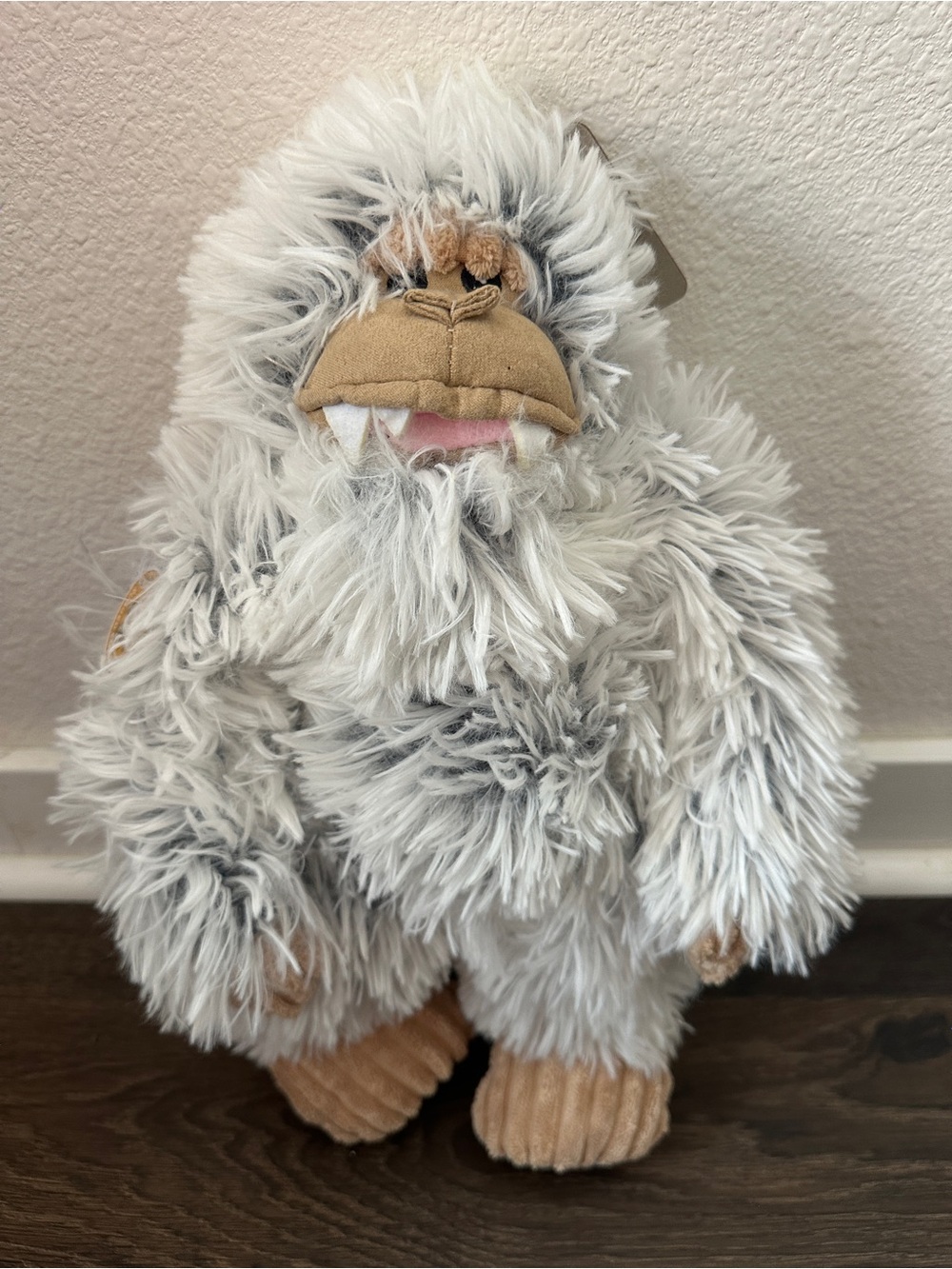 Tall Tails Yeti Plush Dog Toy 14” Tall – Soft Squeaker Toy brand new